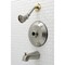 Kingston Brass KB3639TLH Tub & Shower Trim Only W/out Handle, Nickel/ Brass KB3639TLH - alternate 2
